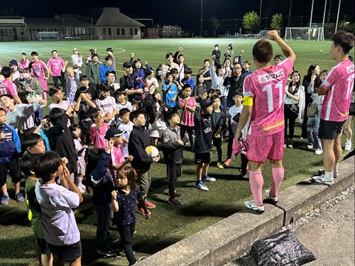 ヴィアベンテン滋賀の試合後の交流