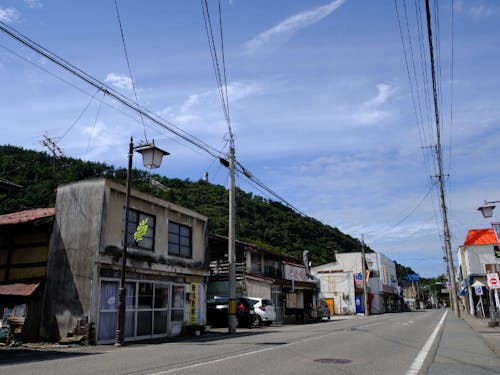 大迫のまちなか 平日はとても静か