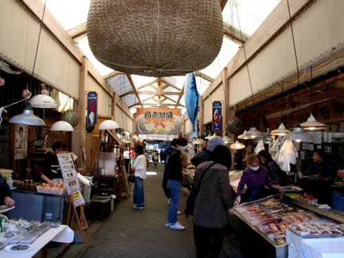 大正町市場（商店街）の様子です。