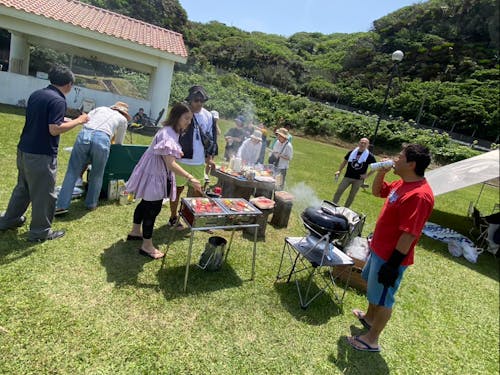 移住者交流BBQ