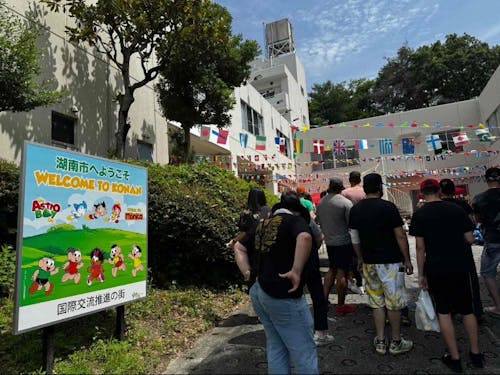 本社敷地内でイベントを開催!