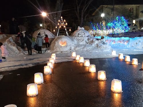 雪が多い作並では「ほっこり作並冬まつり」で雪を楽しみます。