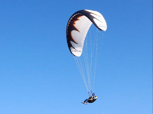 新宮町のパラグライダーの様子