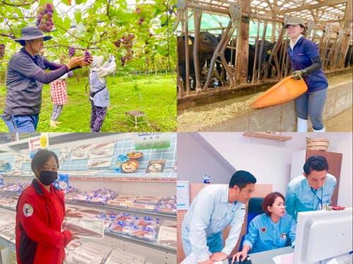 組合に加盟する派遣先の事業者さんたち