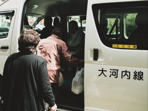 村営バス運行の様子