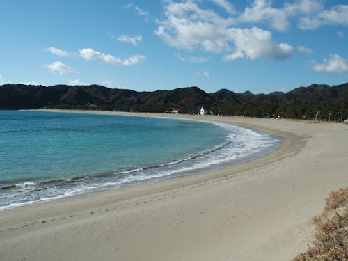 日本百名浜、人気の弓ヶ浜!