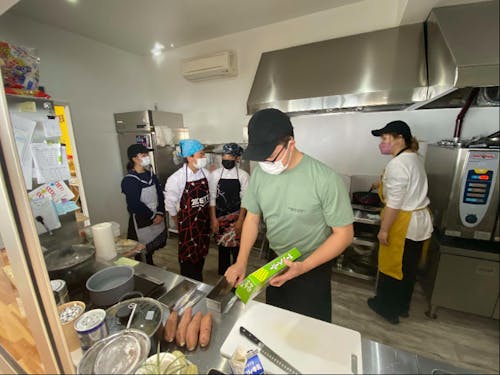 商品開発の現場となるBUNMEIの厨房