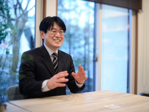 代表取締役である河東英宜さん