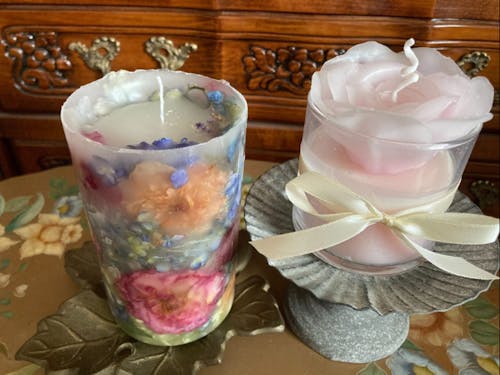 里山ローズでボタニカルキャンドルを作ろう