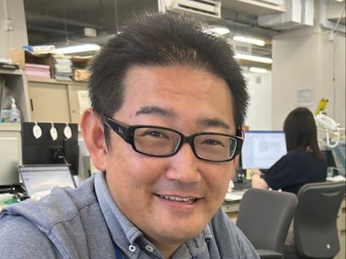 大場さんの職場でのお写真