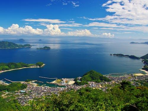 周防大島町 嵩山展望テラス眺望