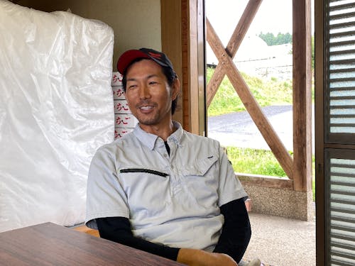 ブドウ農家の永野田さん