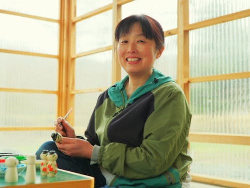 本荘こけし工人 斎藤祥子氏