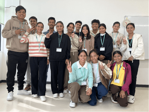 日本語学科に所属する学生の皆さん