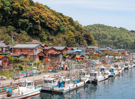 沖島の住宅
