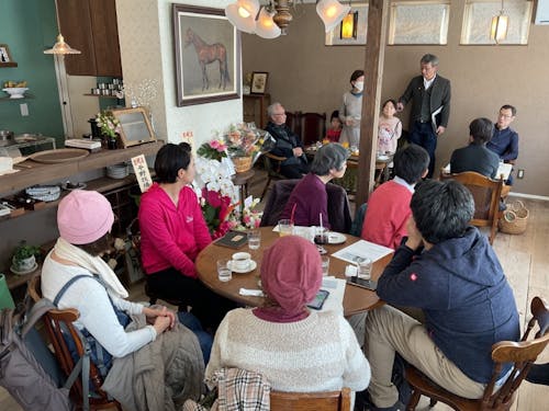 移住者さんがオープンしたカフェでも開催しました!