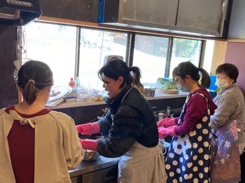 昨年 同時開催した蒟蒻WSの様子