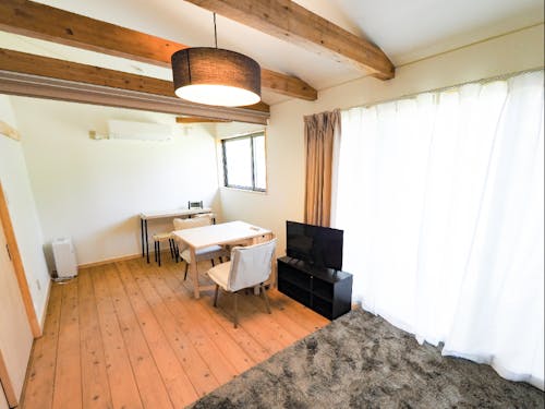 滞在体験棟Aの室内