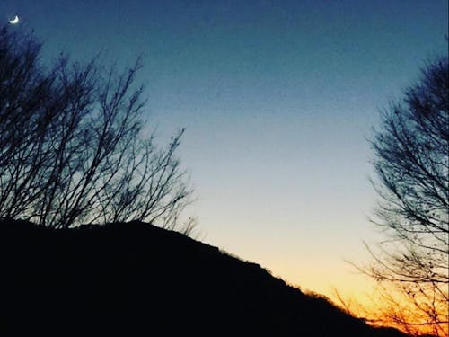 空のグラデーションが美しい