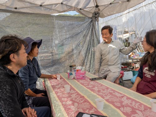 担当農家さんからこの距離でお話し聴けます!