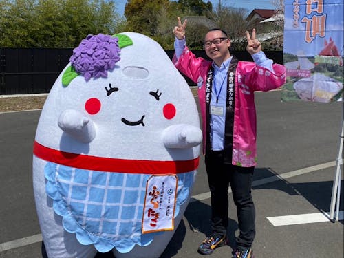 今年の4月に現役隊員の方がイベントに出展している写真です!