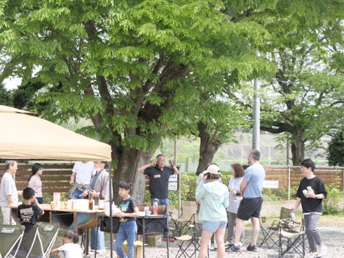 夏の交流会イベントの様子。