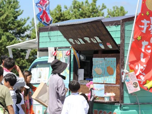 昨年のキッチンカー出店の様子