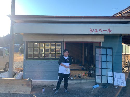 コミュニティスペース改装の様子