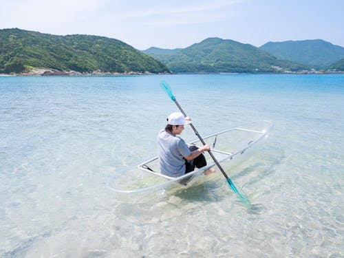 どこまでも続く遠浅の海:蛤浜(※はまぐりデッキ提供)