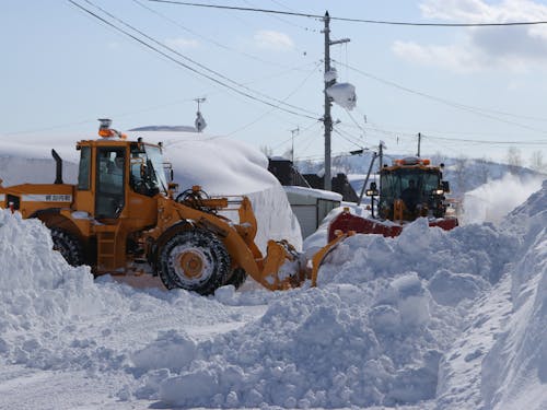 除雪作業の風景