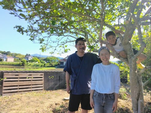 やまぐち暮らしを満喫している西村さん一家