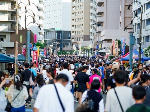 みらいもりやま21企画:夏まつりの様子