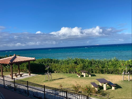 職場其1:粟国島オートキャンプ場です!