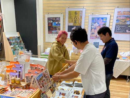 全国観光情報PRコーナー(東京都新宿区)での出店の様子