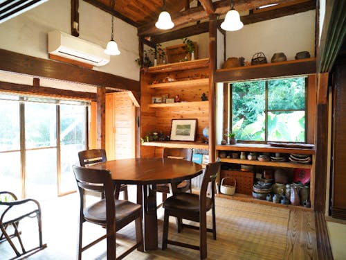 新田さんのご自宅の一角