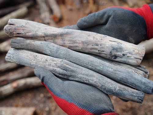 実際に完成した炭