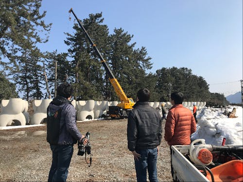 林業の現場を見学