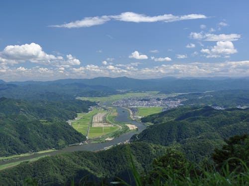 豊かな自然に恵まれている豊岡のまち