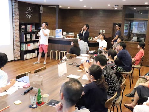 コワーキングスペースでのイベントの様子