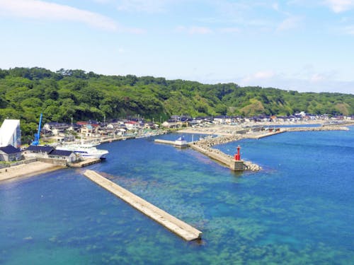 舘岩から集落を望む