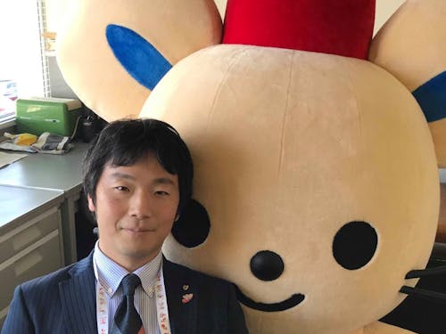 総社市職員の河田 泰明さん