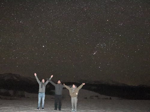 星空観察ツアーの様子