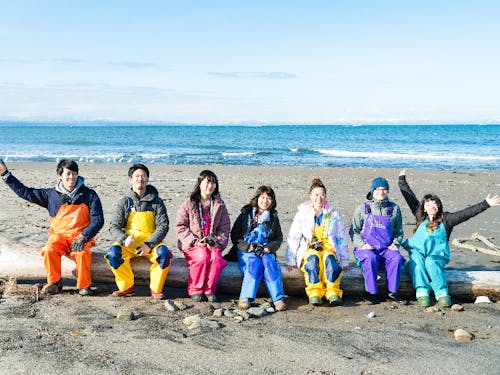 ホタテが有名な噴火湾で漁業体験