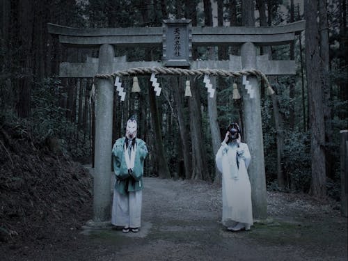 天乃石立神社のコスプレ写真(刀剣乱舞 石切丸)