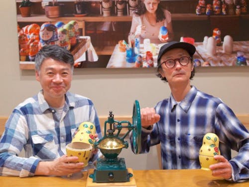 講師は、堀内 隆志(カフェディモンシュ)さん、 沼田 元氣(喫茶店研究所)さん