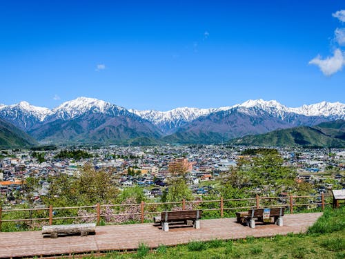 大町市街地のながめ