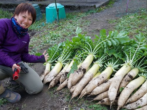 宍粟市に移住して約5年を過ごされる加藤　智子さん