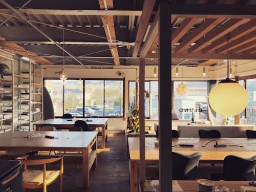 コワーキングスペース「BLEND-Coworking」。(杉山さん提供。2020年撮影)