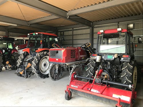 株式会社南張農産が使用している機械類です