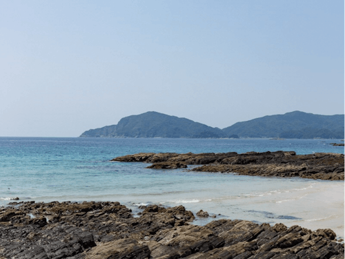 牛深町の海